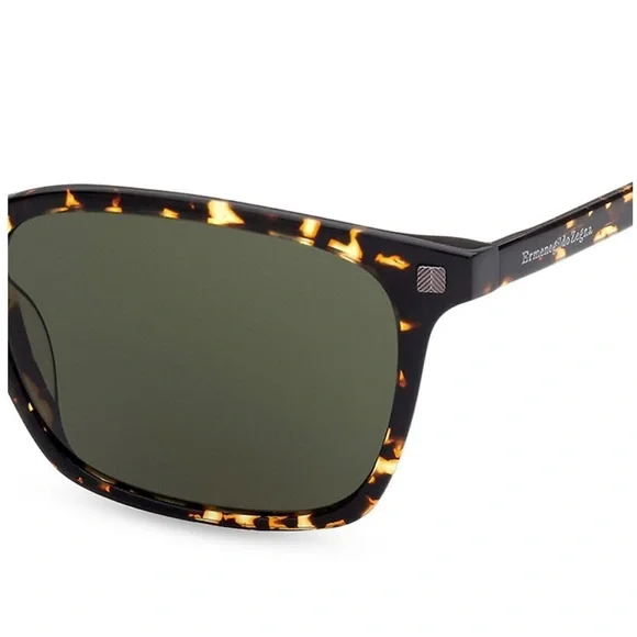 Ermenegildo Zegna 57MM Rectangular Sunglasses